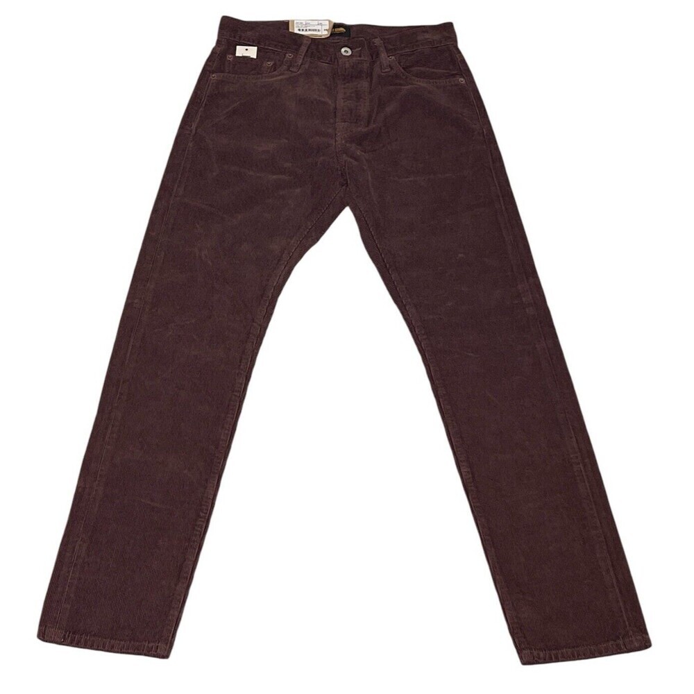 COF Studio M7/29‎ Men’s Brown Corduroy Jeans Pants Tapered